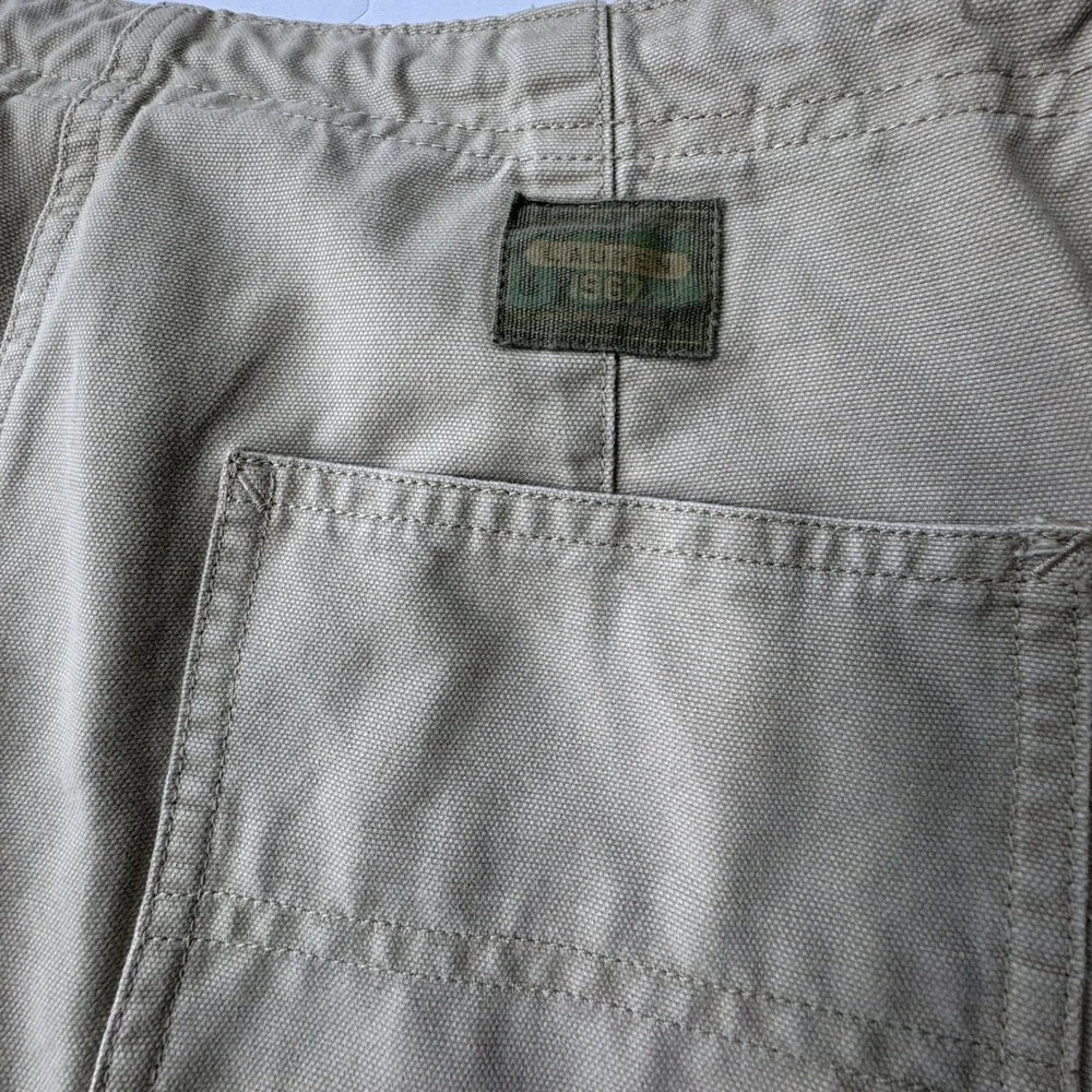 Lauren Ralph Lauren Khaki Capri Pants Women 8 Cotton Utility Drawstring VTG 90s